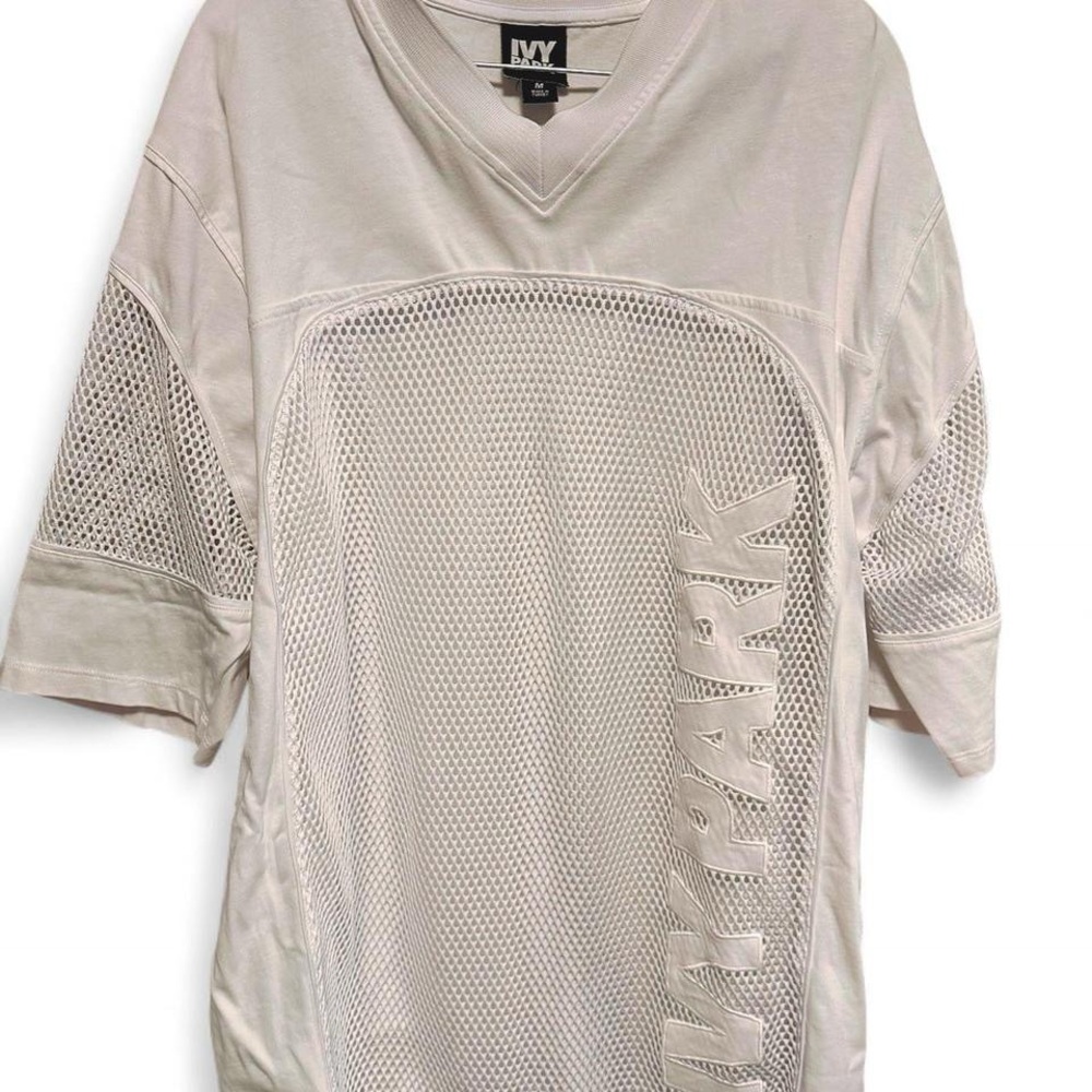 IVY PARK Classic White V-Neck Tee